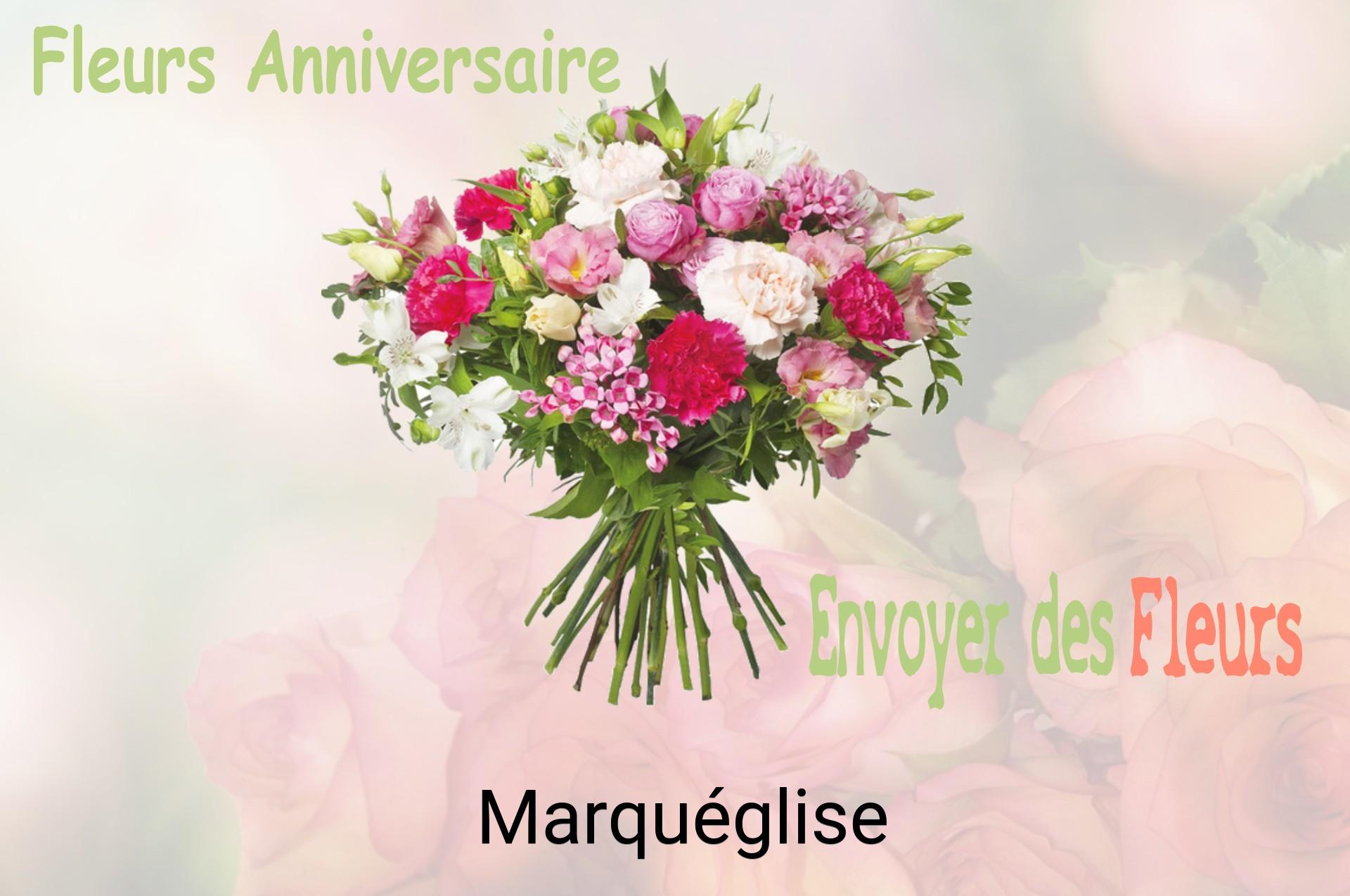 Bouquet de fleurs d’anniversaire livré à Marquéglise